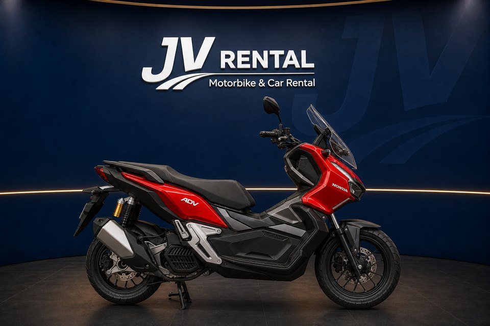 Honda ADV rental motorbike premium studio image