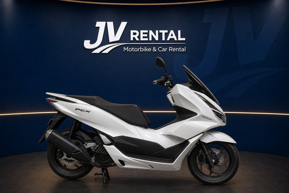 PCX Keyless rental motorbike premium studio image